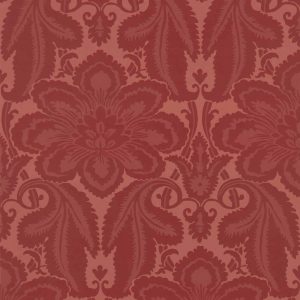 Albemarle St Flame Little Greene Wallpaper