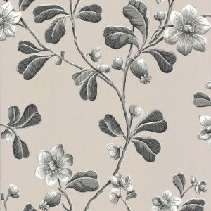 Broadwick St Mono Little Greene Wallpaper