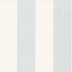 Elephant Stripe Bright White Little Greene Wallpaper