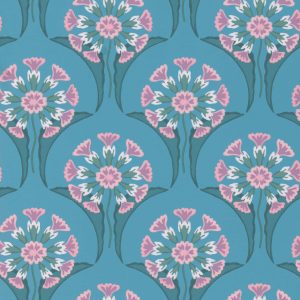 Hencroft Azure Little Greene Wallpaper