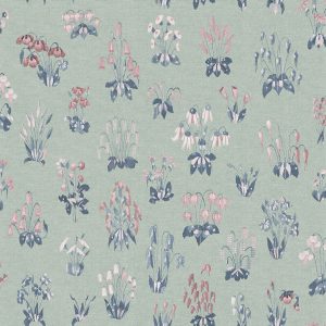Millefleur Chambray Little Greene Wallpaper