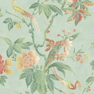 Paradise Aquamarine Little Greene Wallpaper