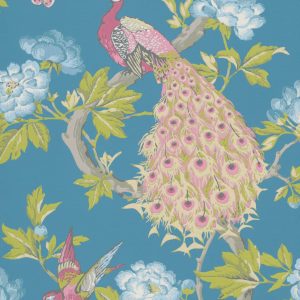 Pavona Sylvie Little Greene Wallpaper