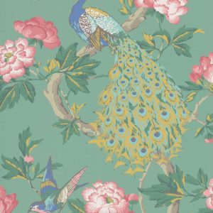 Pavona Vivienna Little Greene Wallpaper