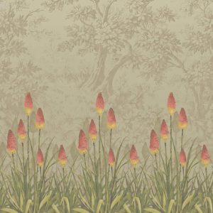 Upper Brook Street Midi Little Greene Wallpaper