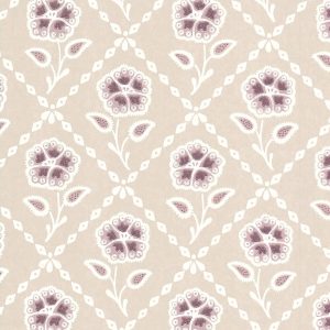 Whitehall Cassis Little Greene Wallpaper