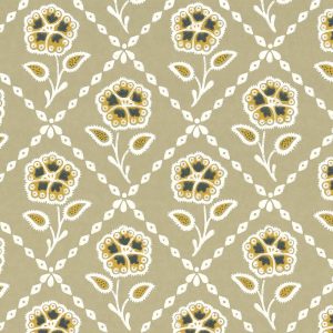 Whitehall Moutarde Little Greene Wallpaper